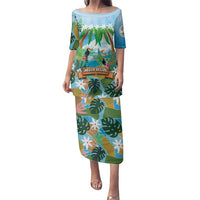 Toucan Belize Family Matching Puletasi and Hawaiian Shirt Tropical Vibes DT05