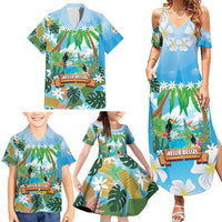 Toucan Belize Family Matching Summer Maxi Dress and Hawaiian Shirt Tropical Vibes DT05