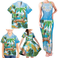 Toucan Belize Family Matching Tank Maxi Dress and Hawaiian Shirt Tropical Vibes DT05