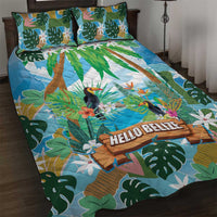 Toucan Belize Quilt Bed Set Tropical Vibes