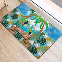 Toucan Belize Rubber Doormat Tropical Vibes