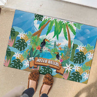 Toucan Belize Rubber Doormat Tropical Vibes