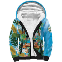 Toucan Belize Sherpa Hoodie Tropical Vibes DT05