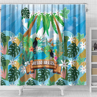 Toucan Belize Shower Curtain Tropical Vibes