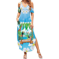 Toucan Belize Summer Maxi Dress Tropical Vibes DT05