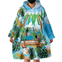 Toucan Belize Wearable Blanket Hoodie Tropical Vibes DT05