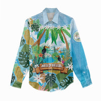 Toucan Belize Women Casual Shirt Tropical Vibes DT05