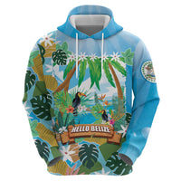 Toucan Belize Zip Hoodie Tropical Vibes DT05