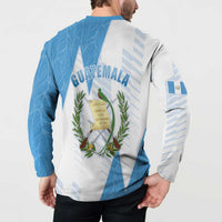 Guatemala Button Sweatshirt Quetzal Bird Guatemalan Soul DT05