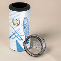 Guatemala 4 in 1 Can Cooler Tumbler Quetzal Bird Guatemalan Soul