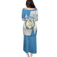 Guatemala Family Matching Puletasi and Hawaiian Shirt Quetzal Bird Guatemalan Soul DT05