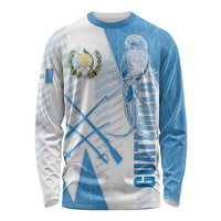 Guatemala Long Sleeve Shirt Quetzal Bird Guatemalan Soul DT05