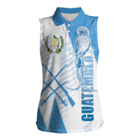 Guatemala Women Sleeveless Polo Shirt Quetzal Bird Guatemalan Soul DT05