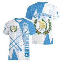 Guatemala Women V-Neck T-Shirt Quetzal Bird Guatemalan Soul DT05