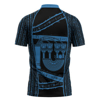 Egypt Menat Zipper Polo Shirt Ancient Mythology Goddess Hathor Necklace