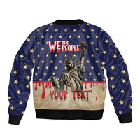 Personalized USA 4th Of July Bomber Jacket We The People - Wonder Print Shop