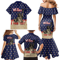 Personalized USA 4th Of July Family Matching Mermaid Dress and Hawaiian Shirt We The People - Wonder Print Shop