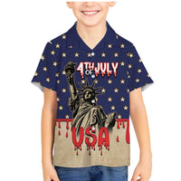 Personalized USA 4th Of July Family Matching Mermaid Dress and Hawaiian Shirt We The People - Wonder Print Shop