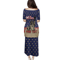 Personalized USA 4th Of July Family Matching Puletasi and Hawaiian Shirt We The People - Wonder Print Shop