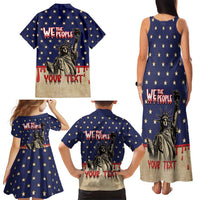 Personalized USA 4th Of July Family Matching Tank Maxi Dress and Hawaiian Shirt We The People - Wonder Print Shop