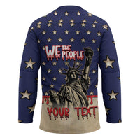 Personalized USA 4th Of July Hockey Jersey We The People - Wonder Print Shop
