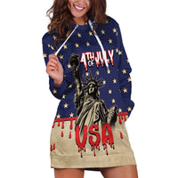 Personalized USA 4th Of July Hoodie Dress We The People - Wonder Print Shop