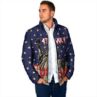 Personalized USA 4th Of July Padded Jacket We The People - Wonder Print Shop