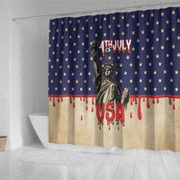 USA 4th Of July Shower Curtain We The People - Wonder Print Shop