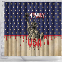 USA 4th Of July Shower Curtain We The People - Wonder Print Shop