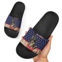 USA 4th Of July Slide Sandals We The People - Wonder Print Shop