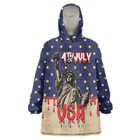 Personalized USA 4th Of July Wearable Blanket Hoodie We The People - Wonder Print Shop