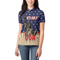 Personalized USA 4th Of July Women Polo Shirt We The People - Wonder Print Shop