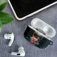 The Bahamas AirPods Case The Flamingo Tropical Flowers - Wonder Print Shop