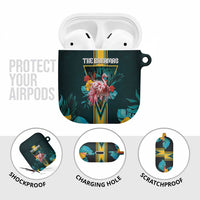 The Bahamas AirPods Case The Flamingo Tropical Flowers - Wonder Print Shop