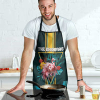 The Bahamas Apron The Flamingo Tropical Flowers - Wonder Print Shop
