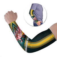 Personalized The Bahamas Arm Sleeves The Flamingo Tropical Flowers - Wonder Print Shop