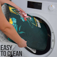 The Bahamas Bathroom Set The Flamingo Tropical Flowers - Wonder Print Shop