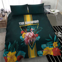 The Bahamas Bedding Set The Flamingo Tropical Flowers - Wonder Print Shop