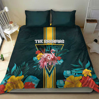 The Bahamas Bedding Set The Flamingo Tropical Flowers - Wonder Print Shop
