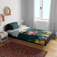 The Bahamas Bedding Set The Flamingo Tropical Flowers - Wonder Print Shop