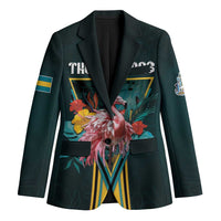 Personalized The Bahamas Blazer The Flamingo Tropical Flowers - Wonder Print Shop