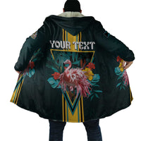Personalized The Bahamas Cloak The Flamingo Tropical Flowers - Wonder Print Shop