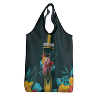 The Bahamas Grocery Bag The Flamingo Tropical Flowers - Wonder Print Shop