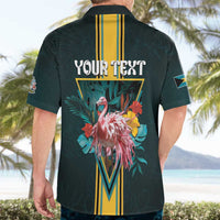 Personalized The Bahamas Hawaiian Shirt The Flamingo Tropical Flowers - Wonder Print Shop