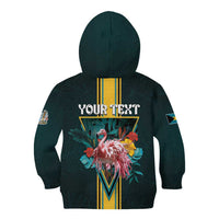 Personalized The Bahamas Kid Hoodie The Flamingo Tropical Flowers - Wonder Print Shop
