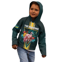 Personalized The Bahamas Kid Hoodie The Flamingo Tropical Flowers - Wonder Print Shop