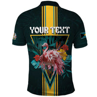 Personalized The Bahamas Polo Shirt The Flamingo Tropical Flowers - Wonder Print Shop