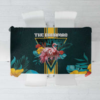 The Bahamas Tablecloth The Flamingo Tropical Flowers - Wonder Print Shop