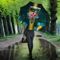 The Bahamas Umbrella The Flamingo Tropical Flowers - Wonder Print Shop