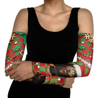 Rottweiler Christmas Arm Sleeves Merry Woofmas - Wonder Print Shop